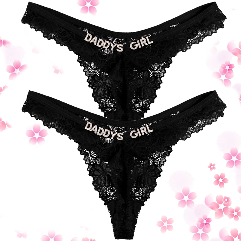 2-Pack Personalized Custom Thongs with Names
