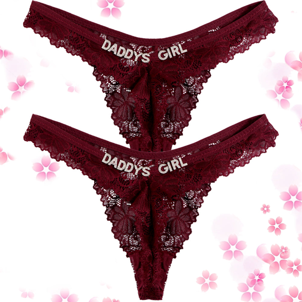 2-Pack Personalized Custom Thongs with Names