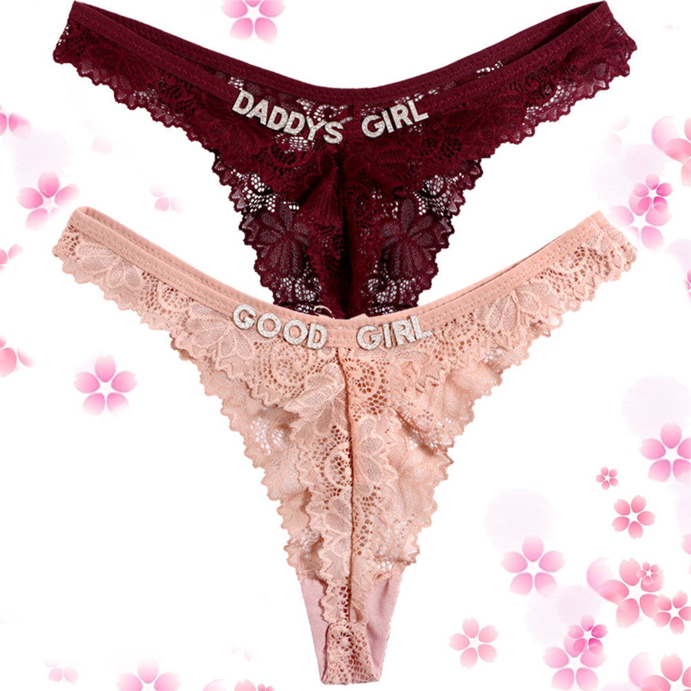2-Pack Personalized Custom Thongs with Names