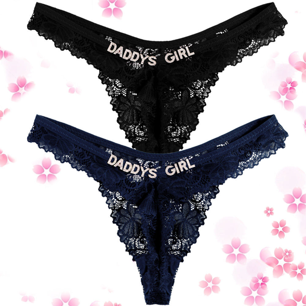 2-Pack Personalized Custom Thongs with Names