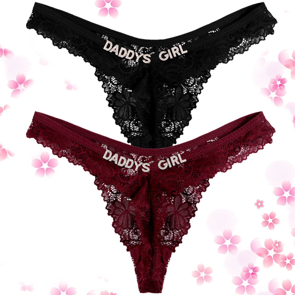 2-Pack Personalized Custom Thongs with Names