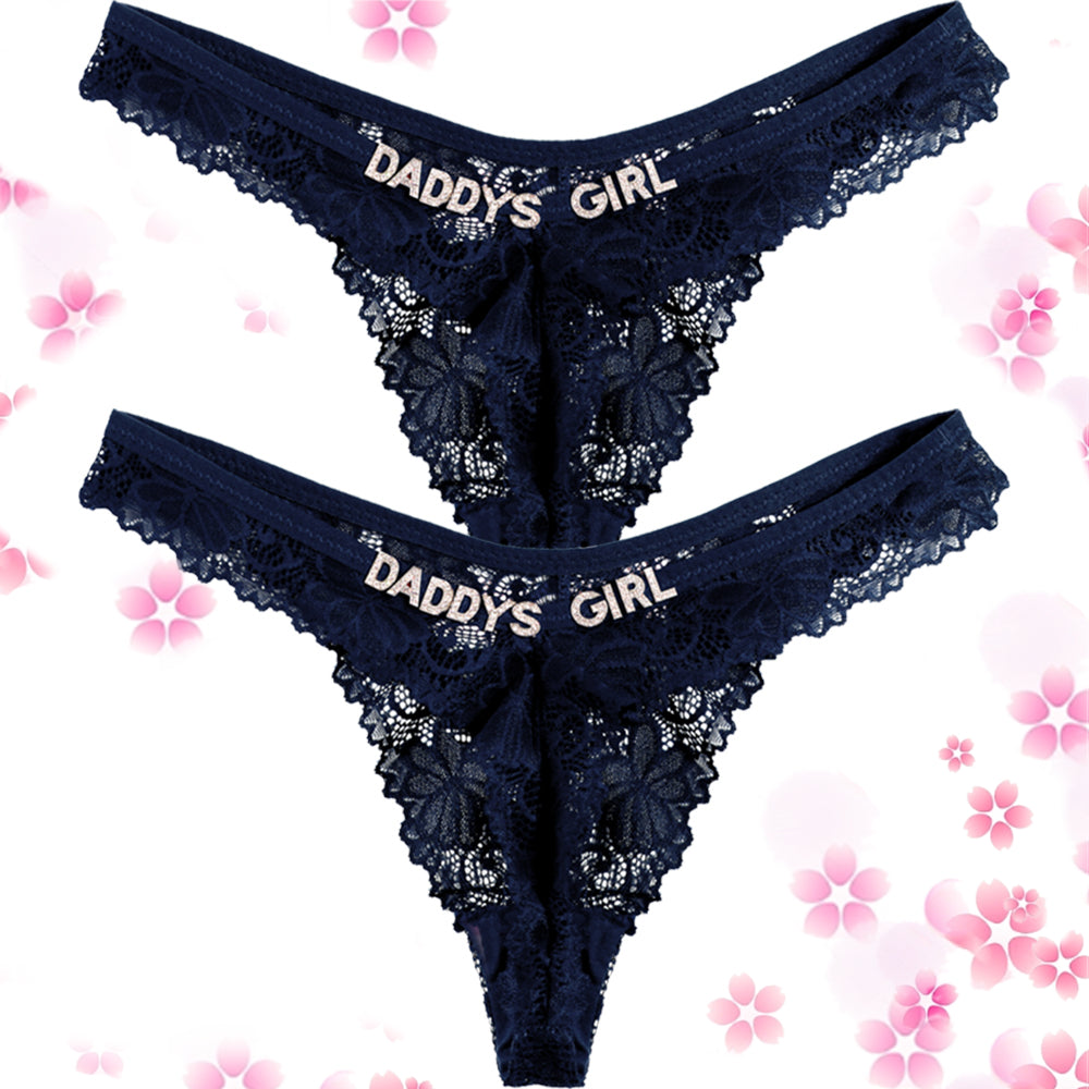 2-Pack Personalized Custom Thongs with Names