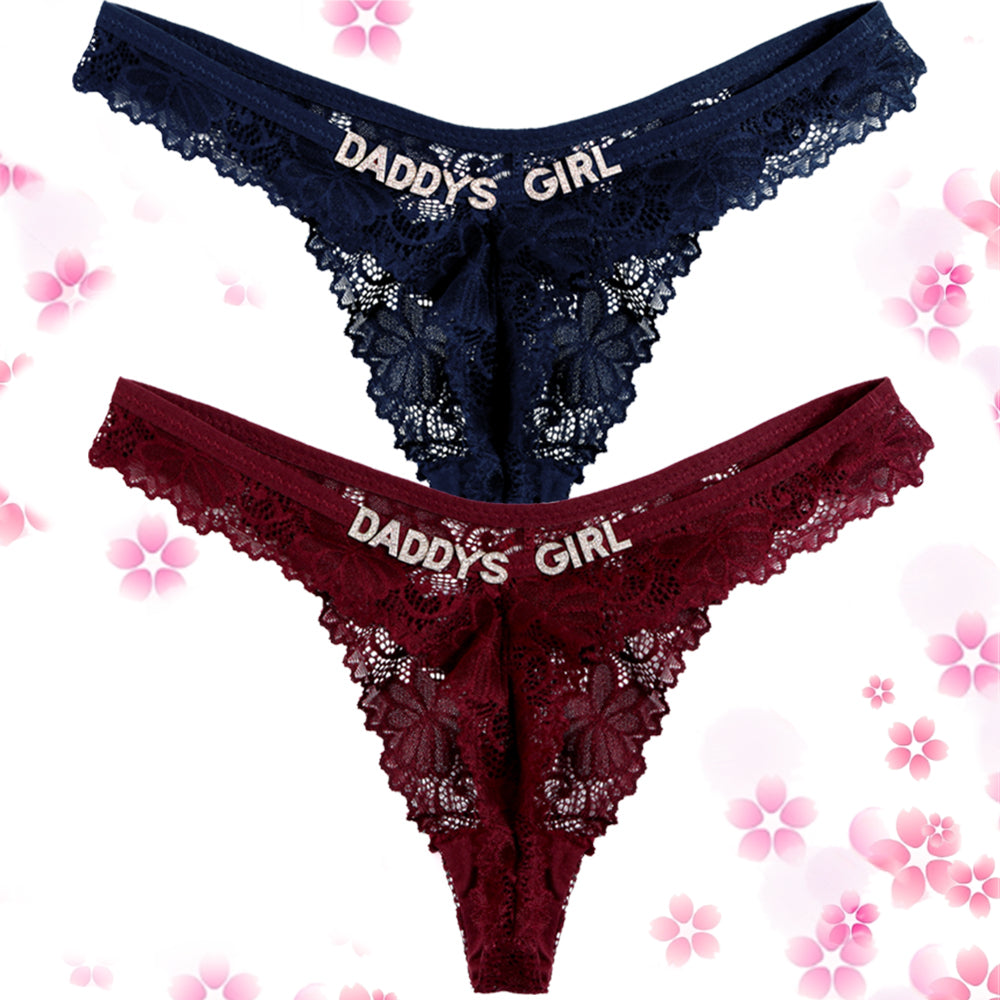 2-Pack Personalized Custom Thongs with Names
