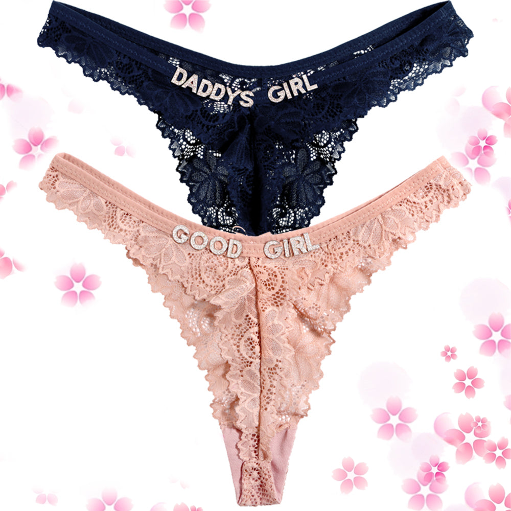 2-Pack Personalized Custom Thongs with Names