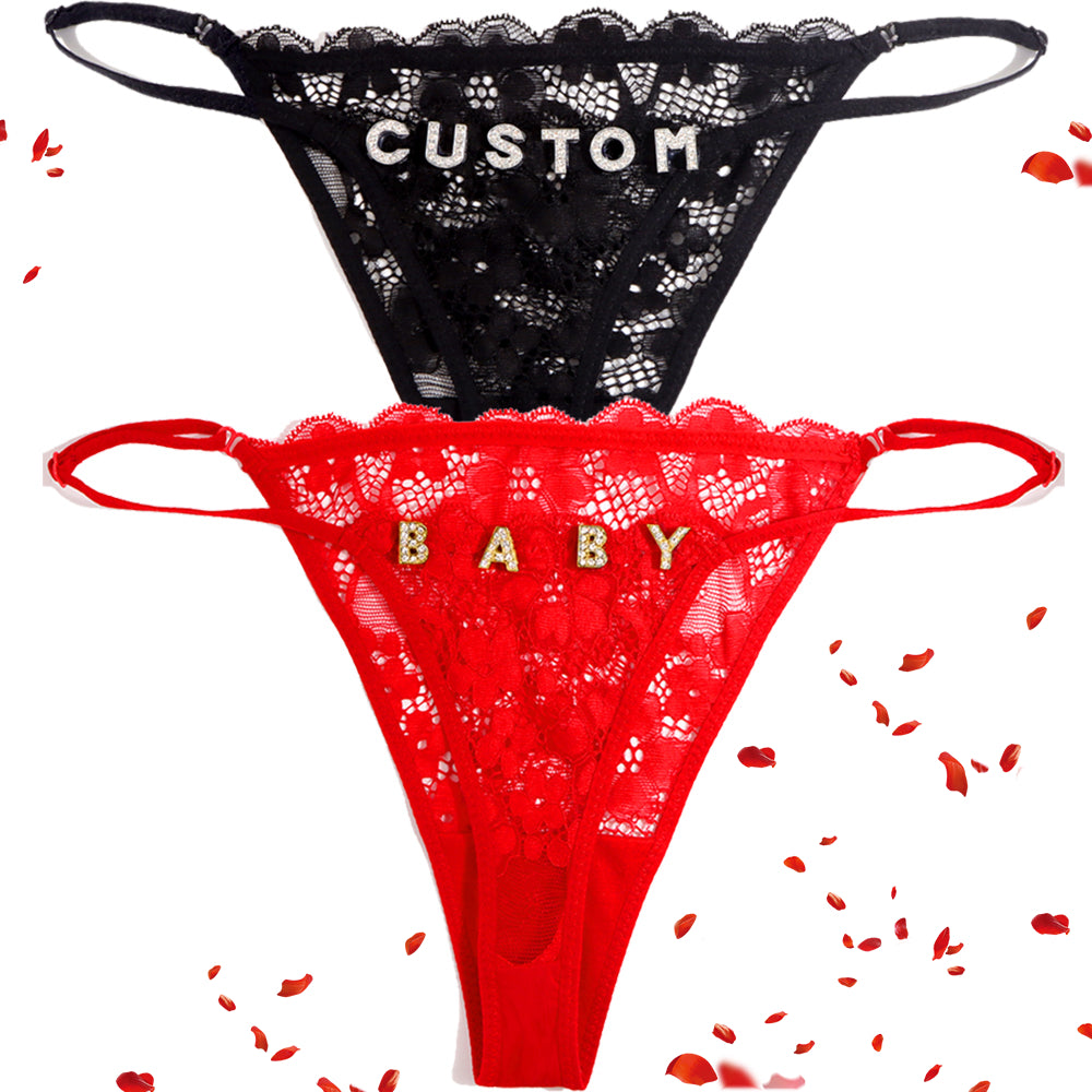 2 pieces Personalized Custom Tanga