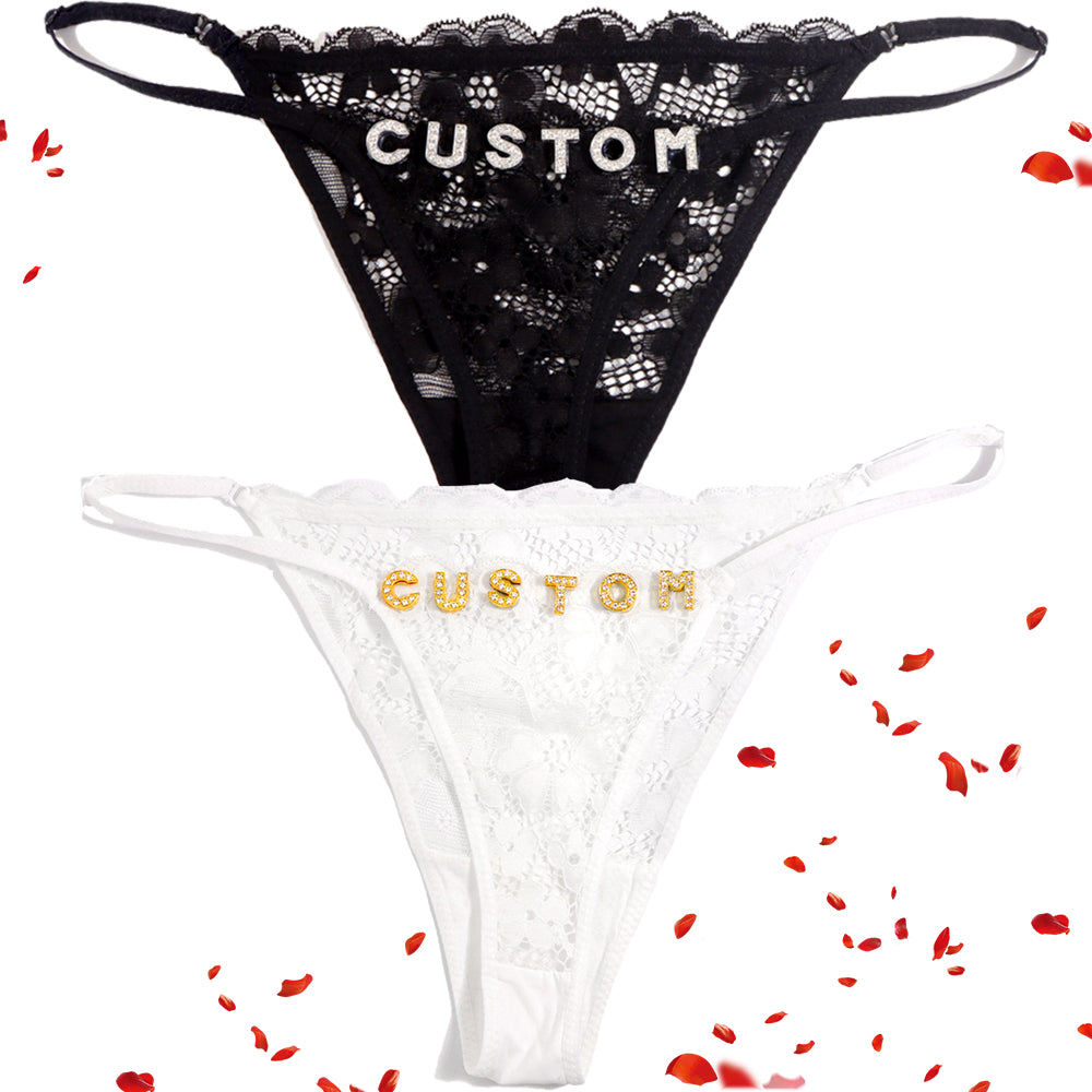 2 pieces Personalized Custom Tanga