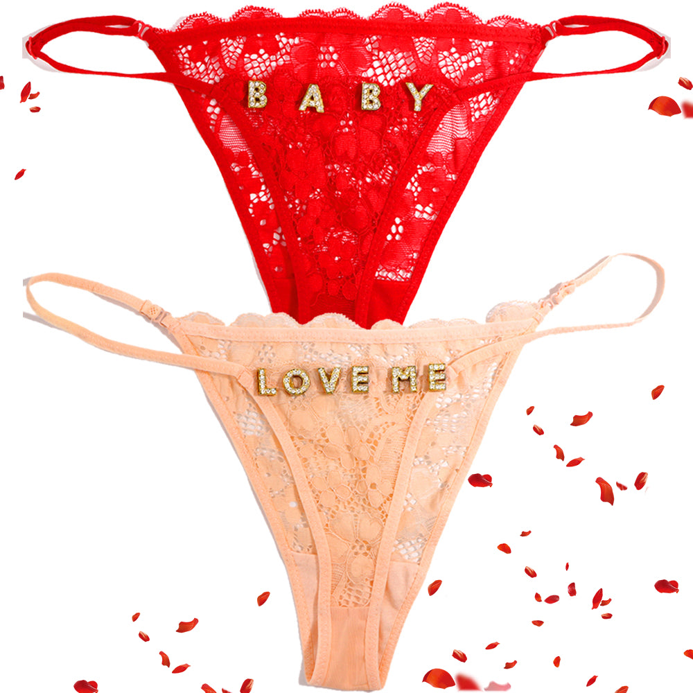 2 pieces Personalized Custom Tanga