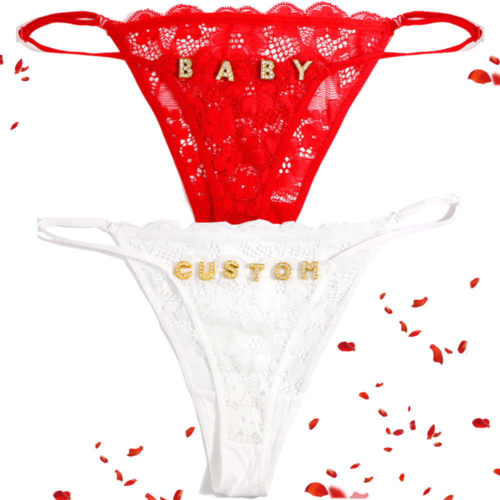 2 pieces Personalized Custom Tanga