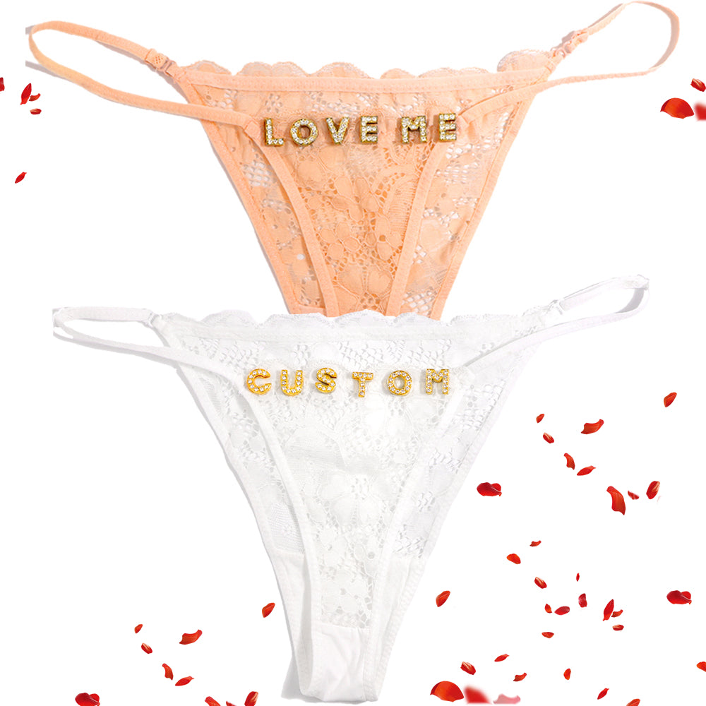 2 pieces Personalized Custom Tanga
