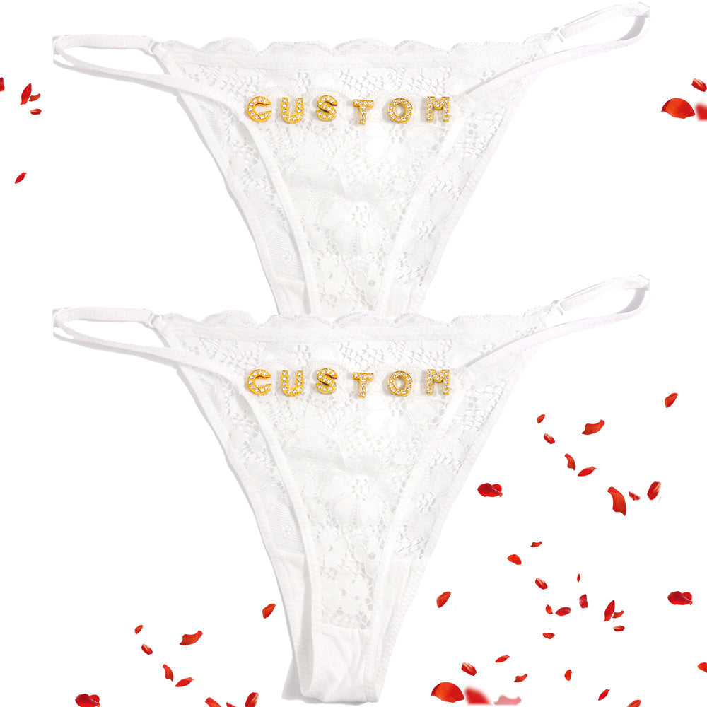 2 pieces Personalized Custom Tanga