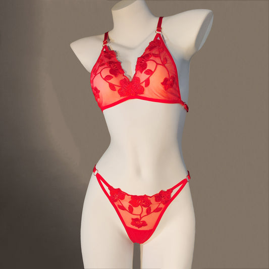 Sexy Custom Name Bra and Panty Lingerie Sets