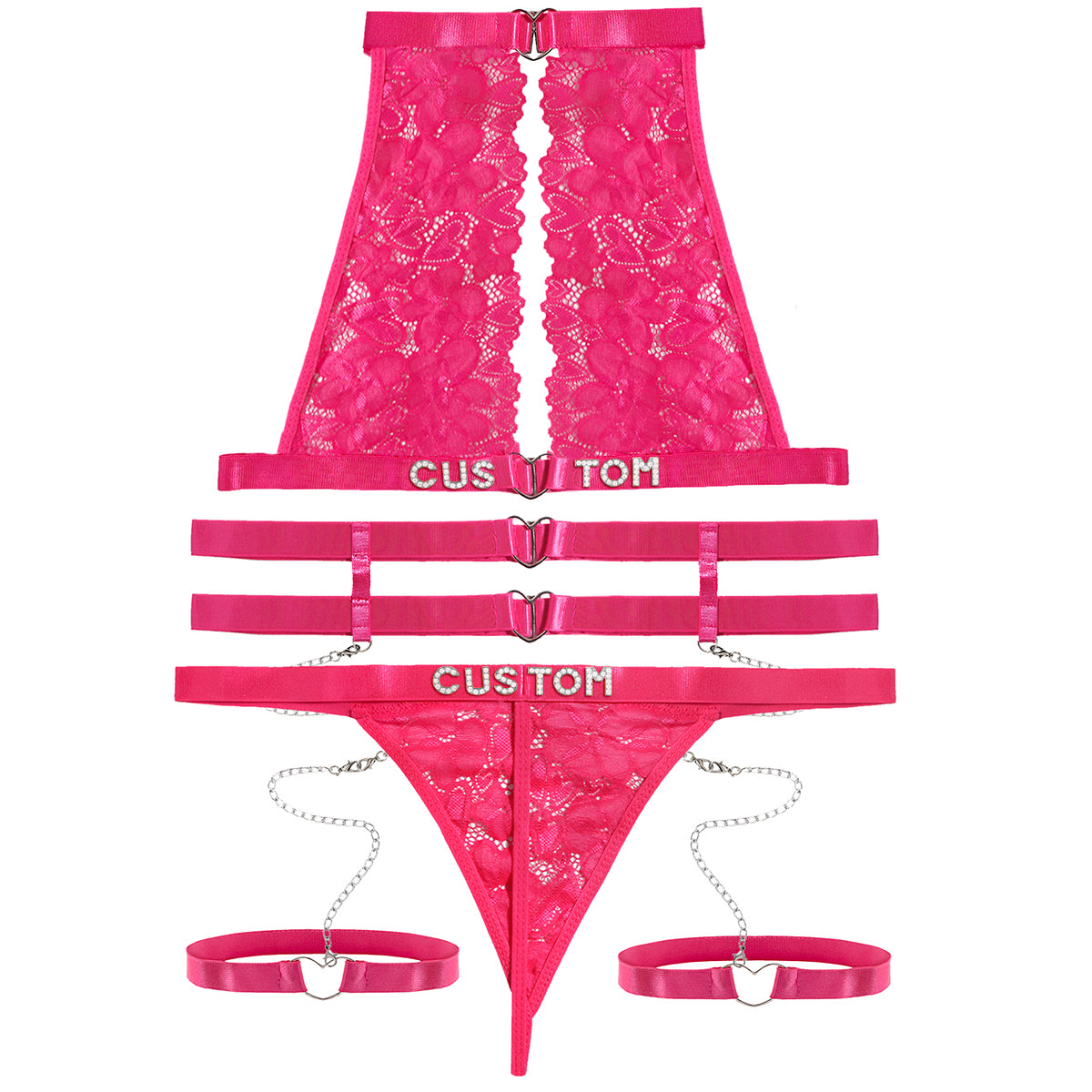 Personalized Custom Name Underwear Set  for Women