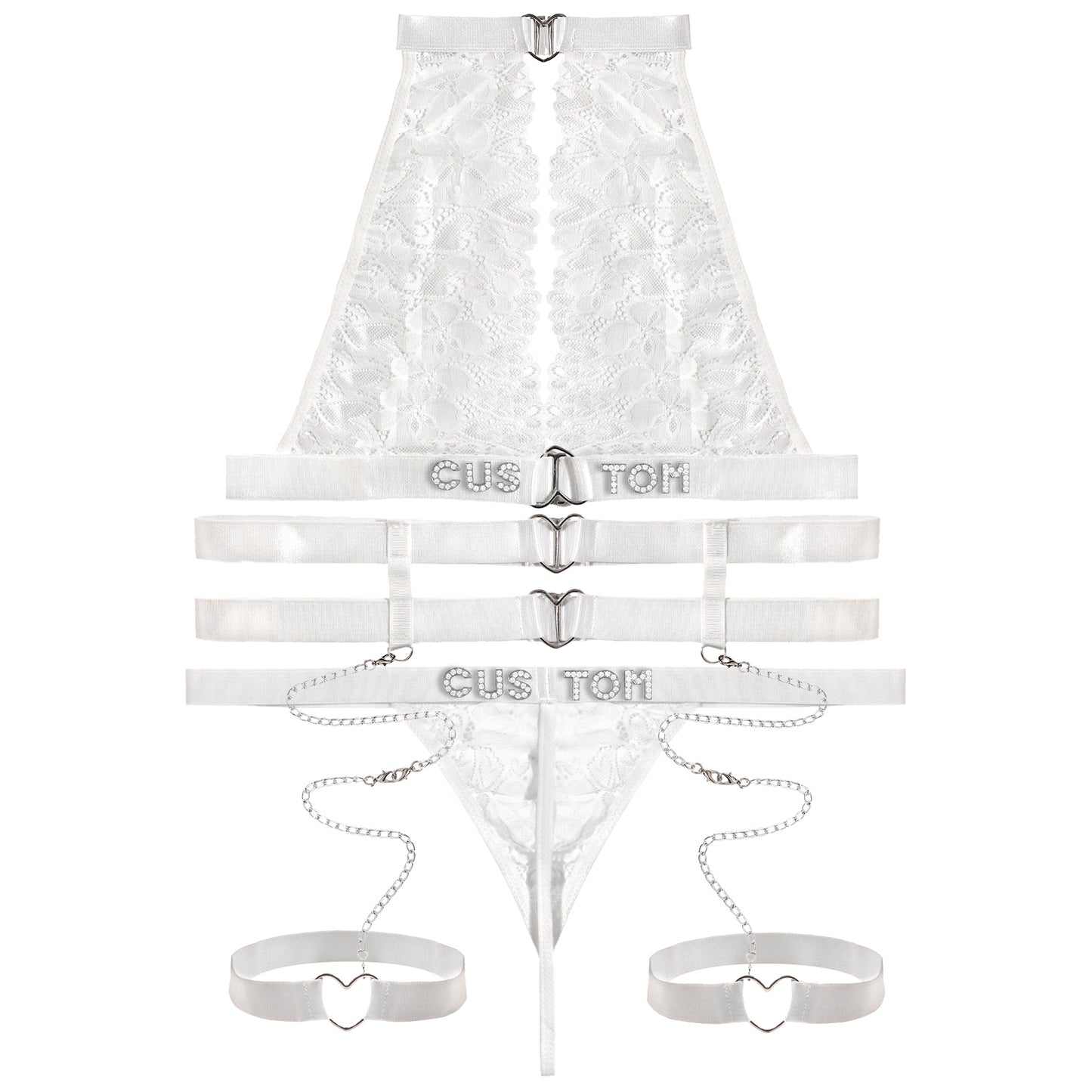 Personalized Custom Name Underwear Set  for Women